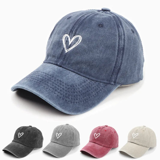 RetroLove Distressed Duckbill Cap